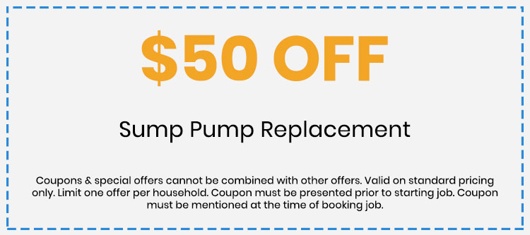 Discount on Sump Pump Replacement